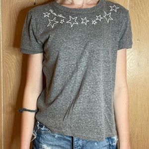 Grey volcom tshirt with stars